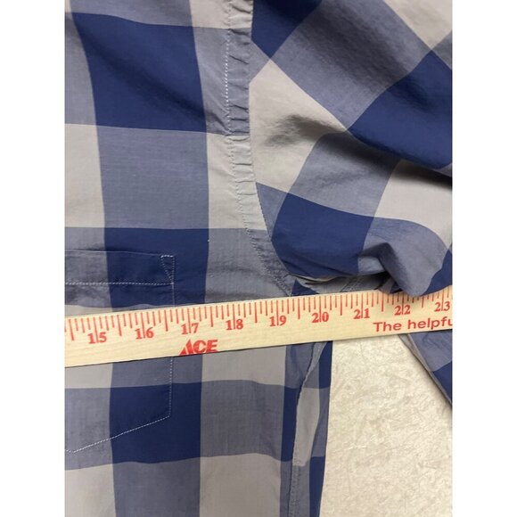 J.Crew Men's Light Weight Blue Plaid Button Down Collared Shirt Size Small - Picture 6 of 9